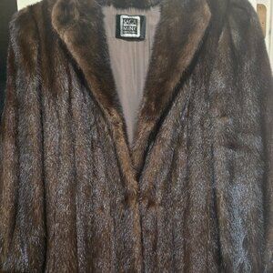 Saga full length 47" mink coat